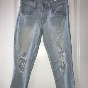 american eagle ripped jeans.